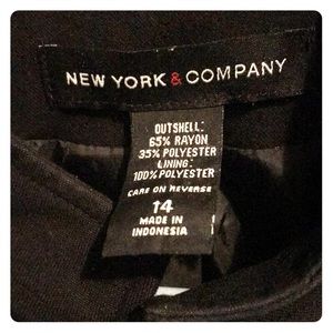 New York & Company size 14 black blazer
